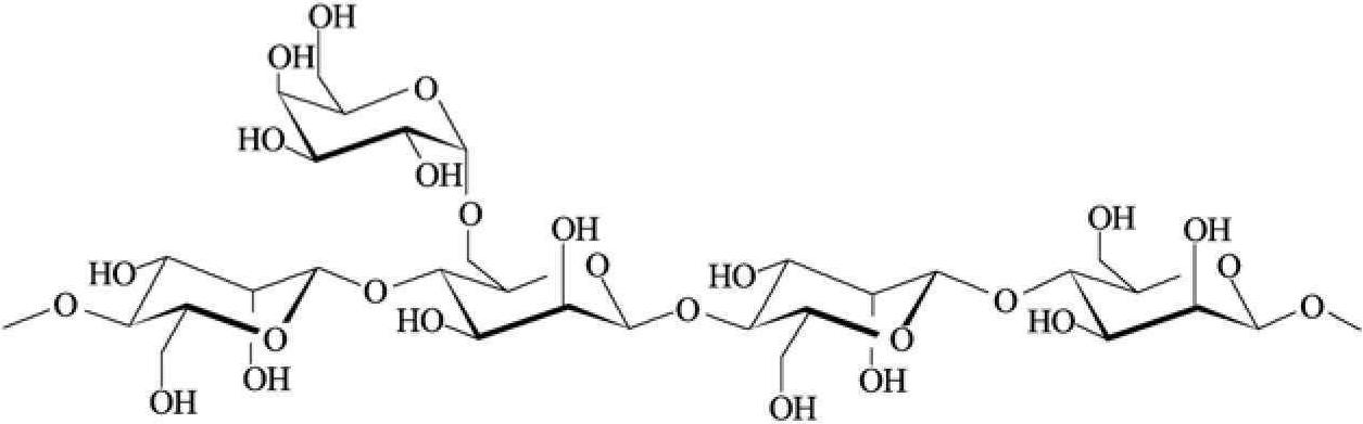 2.4.1 刺槐豆膠的結(jié)構(gòu)組成